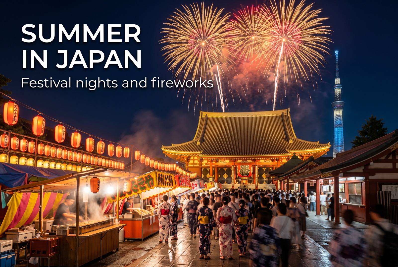Summer in Japan — seasonal artwork