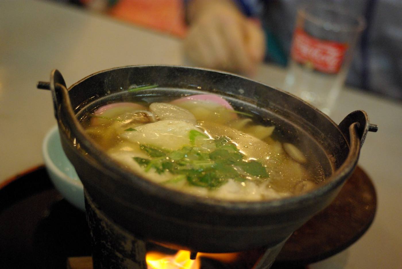 senbei-jiru, hotpot with wheat crackers