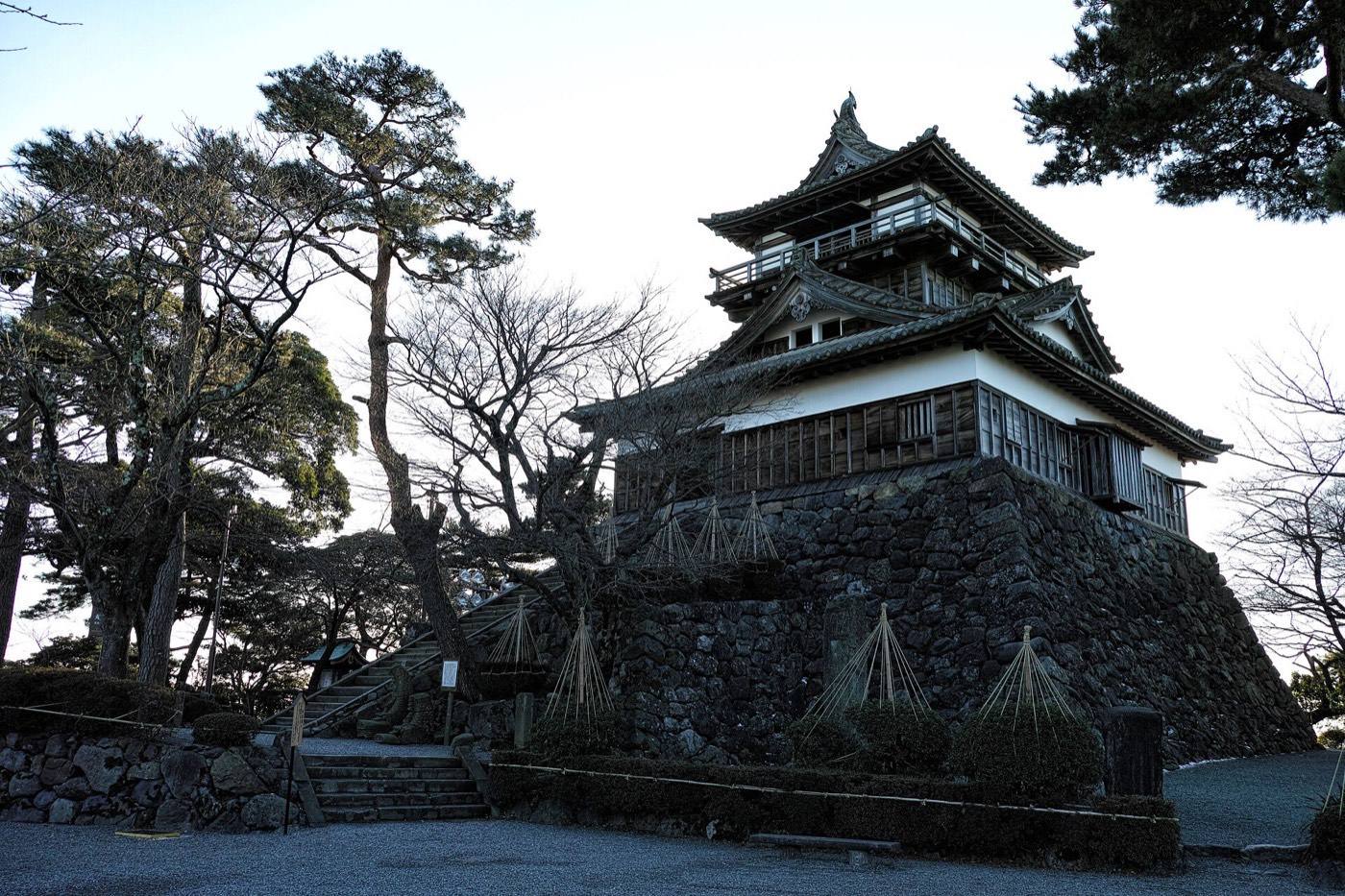 the keep of Maruoka Castle