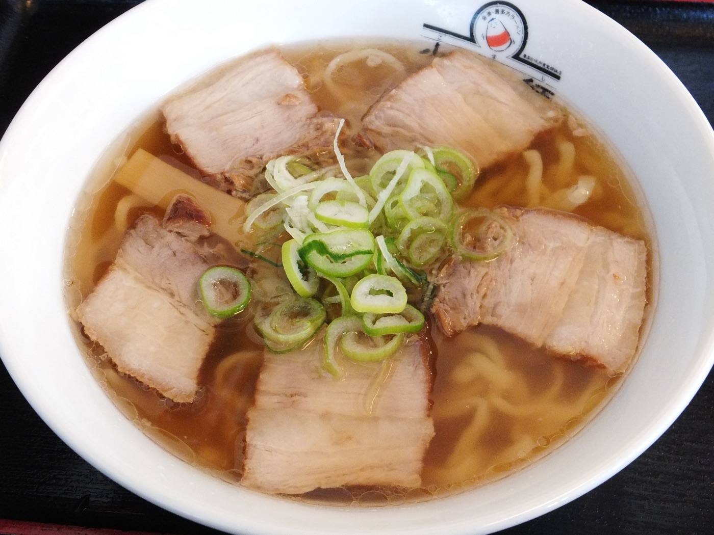 a bowl of Kitakata ramen