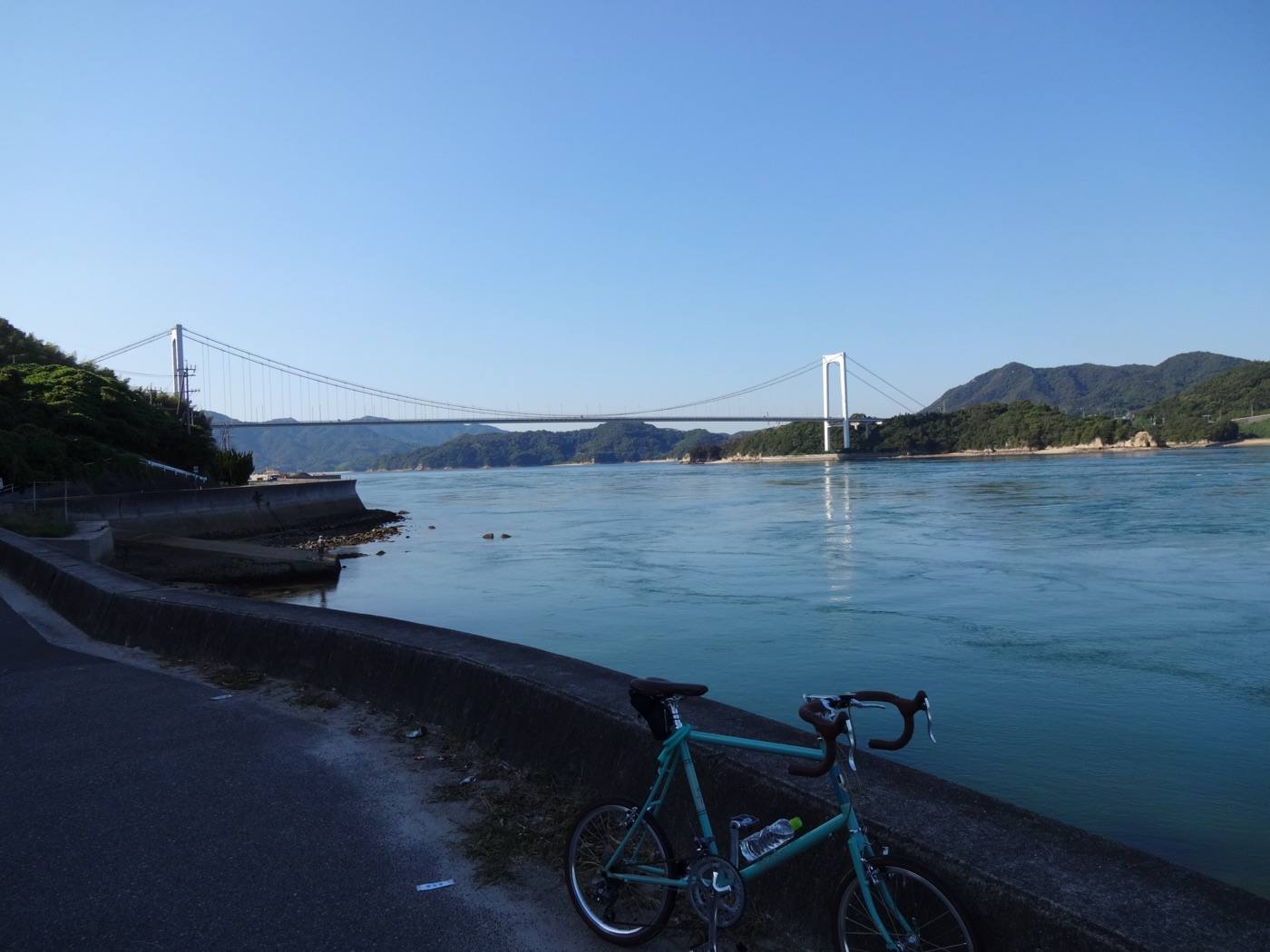 the Kurushima Kaikyo bridges on the Shimanami Kaido