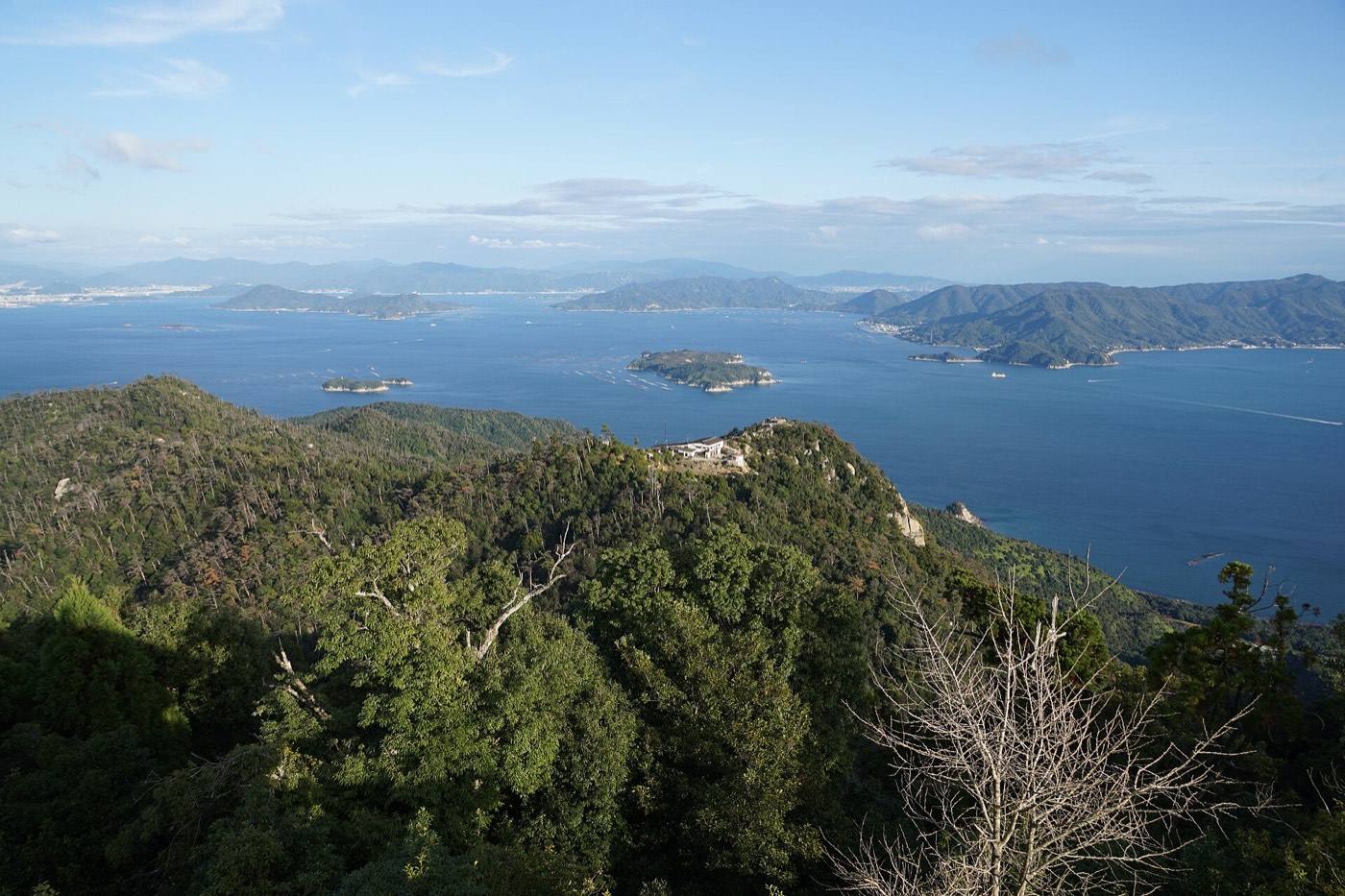 the Seto Inland Sea from Mount Misen on Miyajima