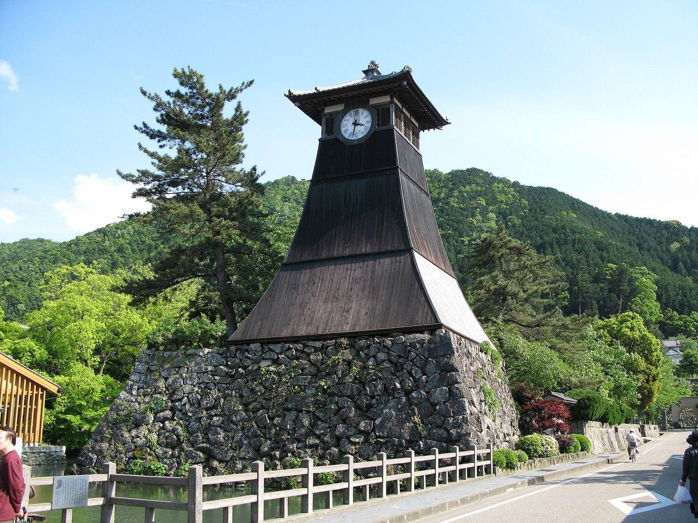 the Shinkoro clock tower at Izushi