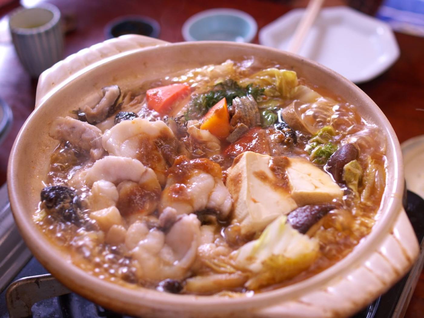 anglerfish hotpot