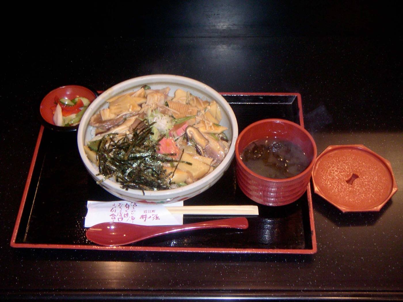 jibuni, simmered duck in thick broth