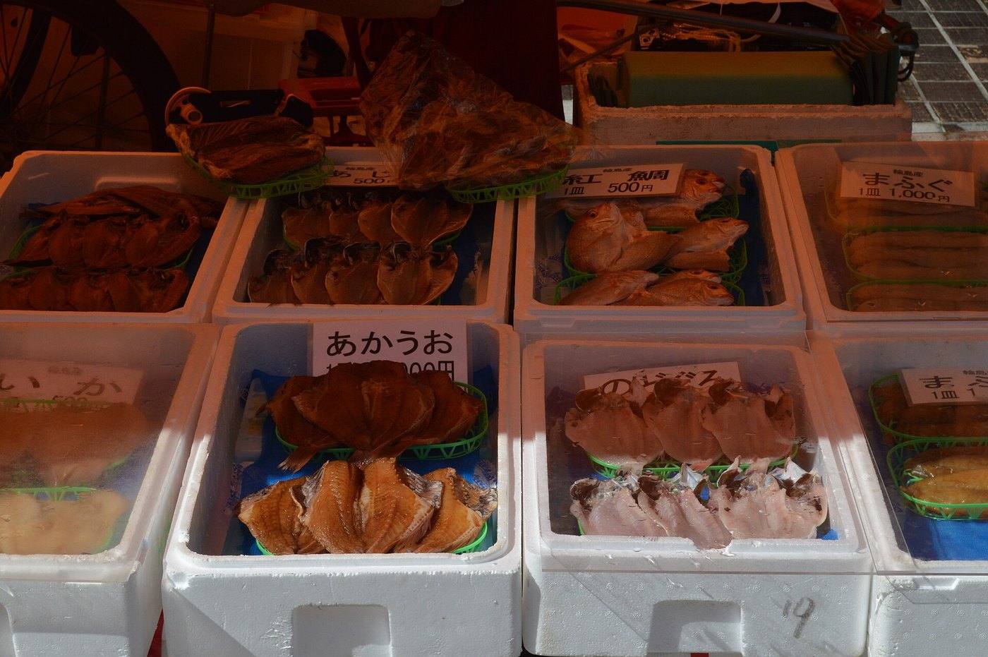 the Wajima morning market
