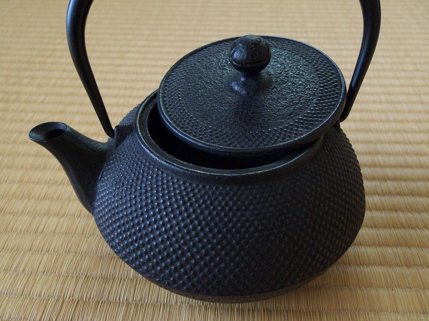 a Nambu cast-iron teapot