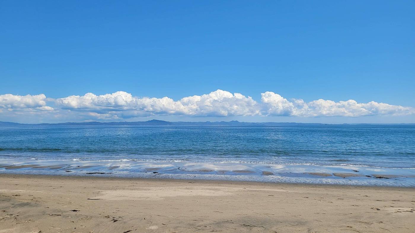 the coast and fishing harbour of the Miura peninsula