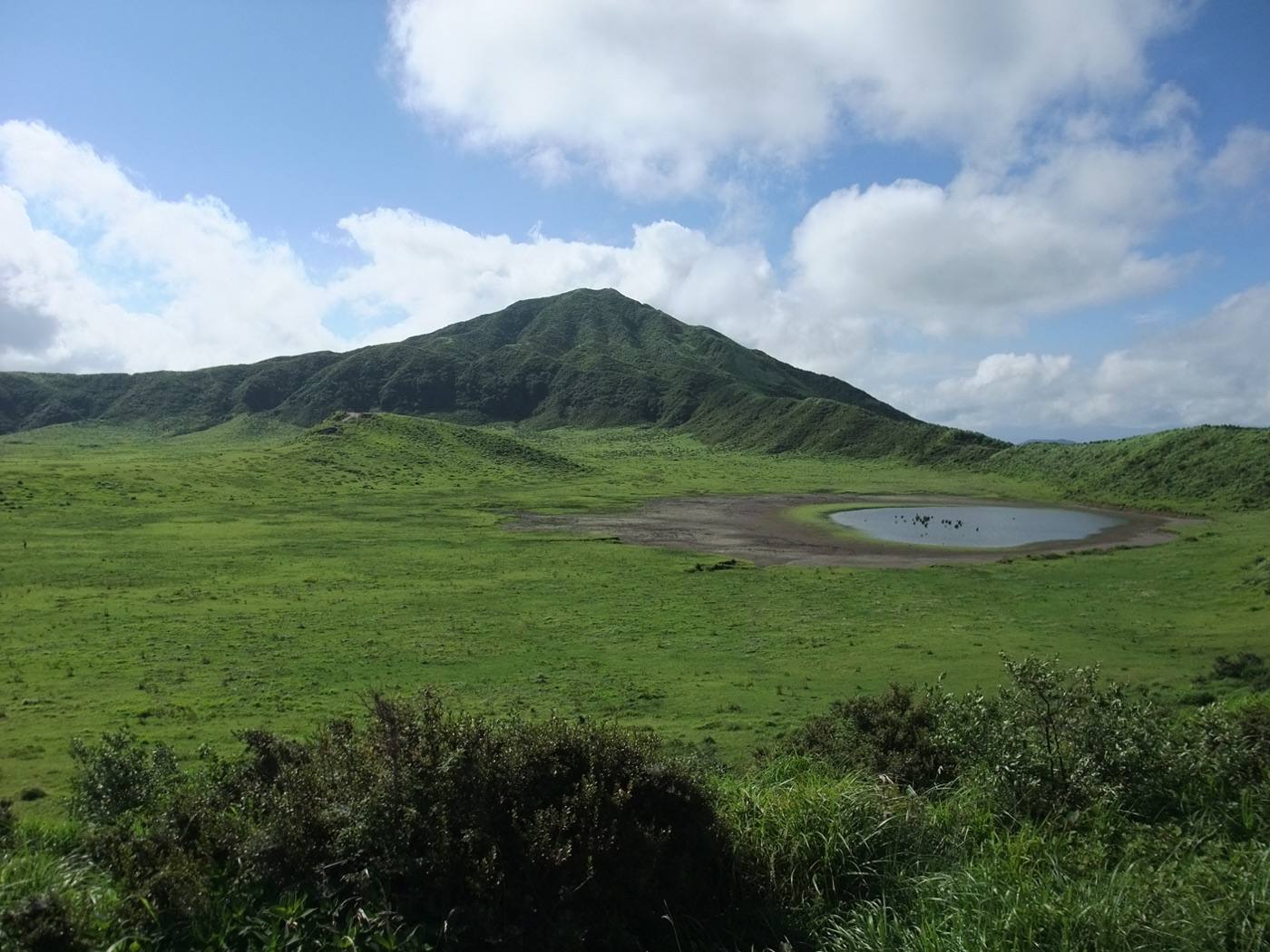 the Kusasenri plain on Mount Aso