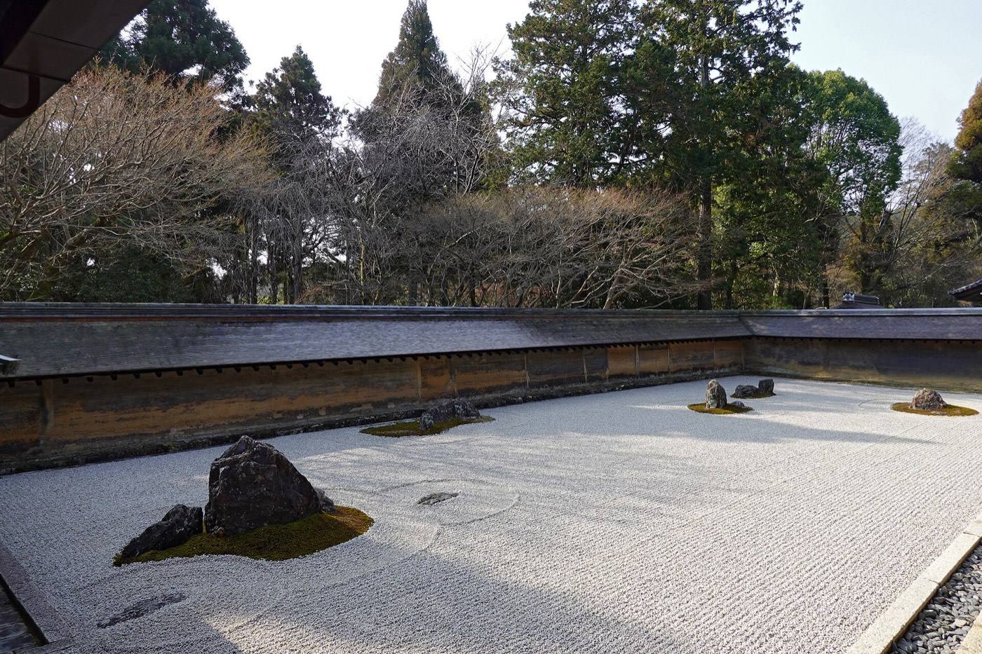 a dry landscape garden in Kyoto