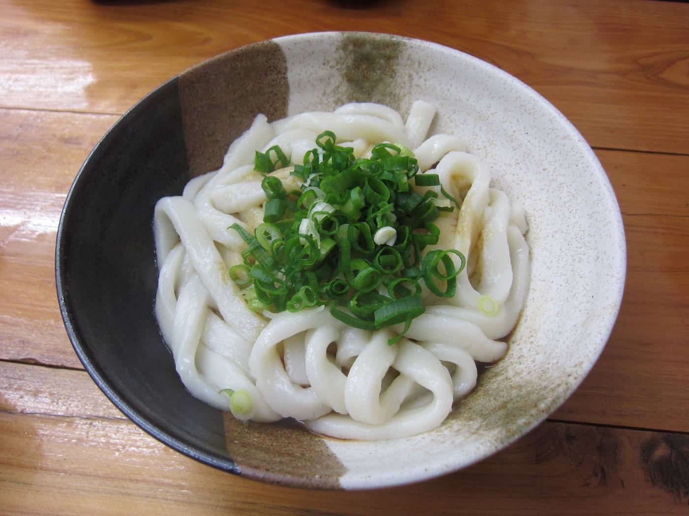 Ise udon in dark soy sauce