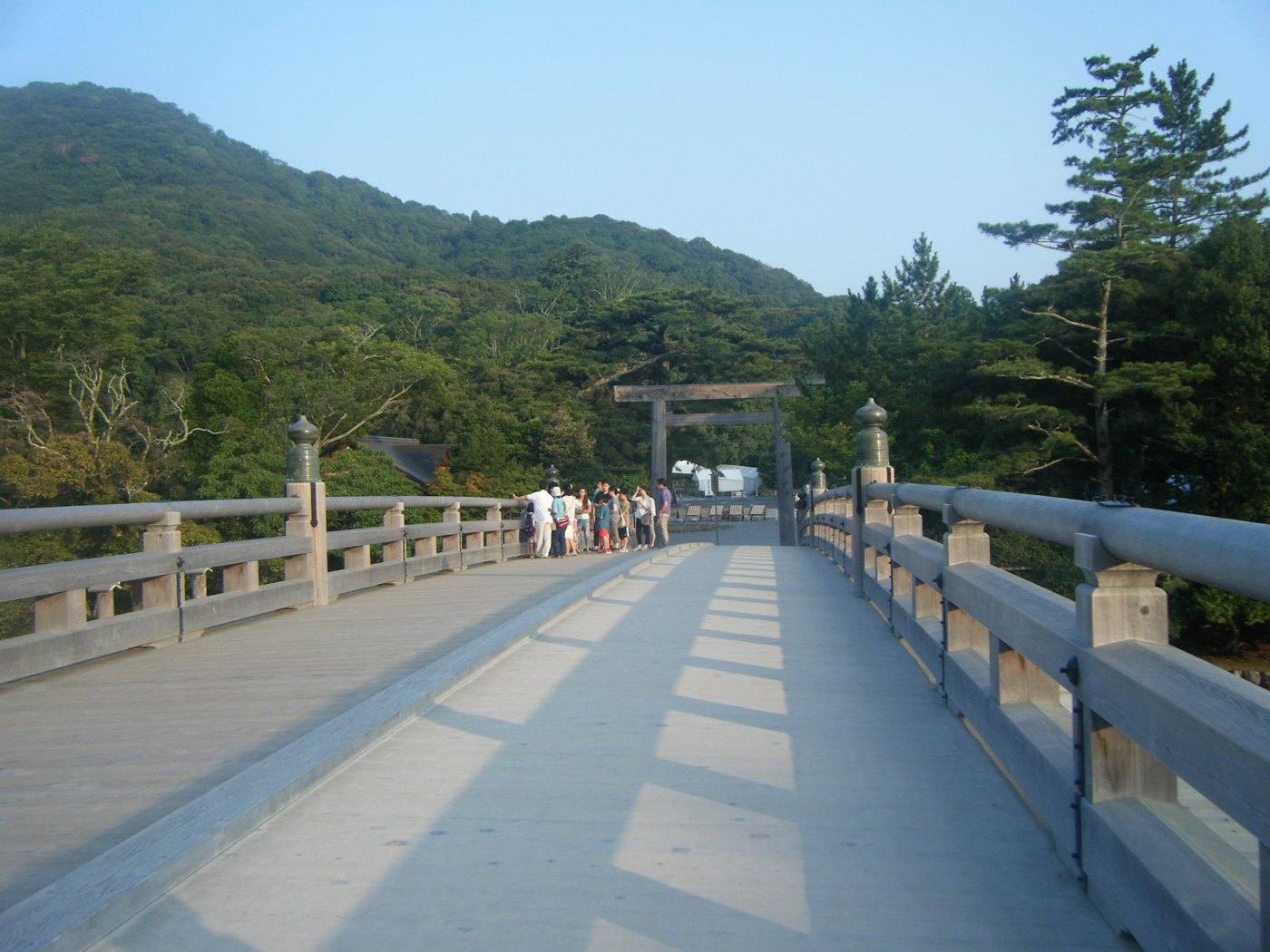 the Uji Bridge at Ise Jingu