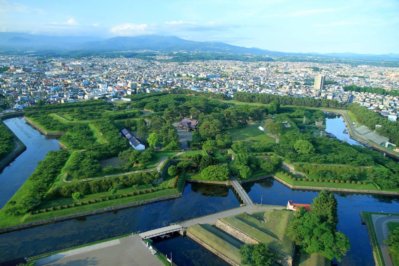 Goryokaku, the star-shaped fort at Hakodate