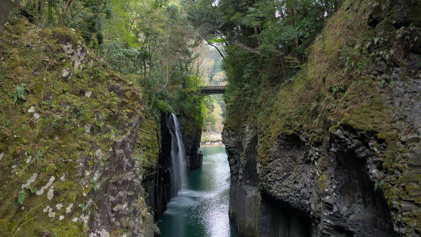 Manai Falls in the Takachiho gorge