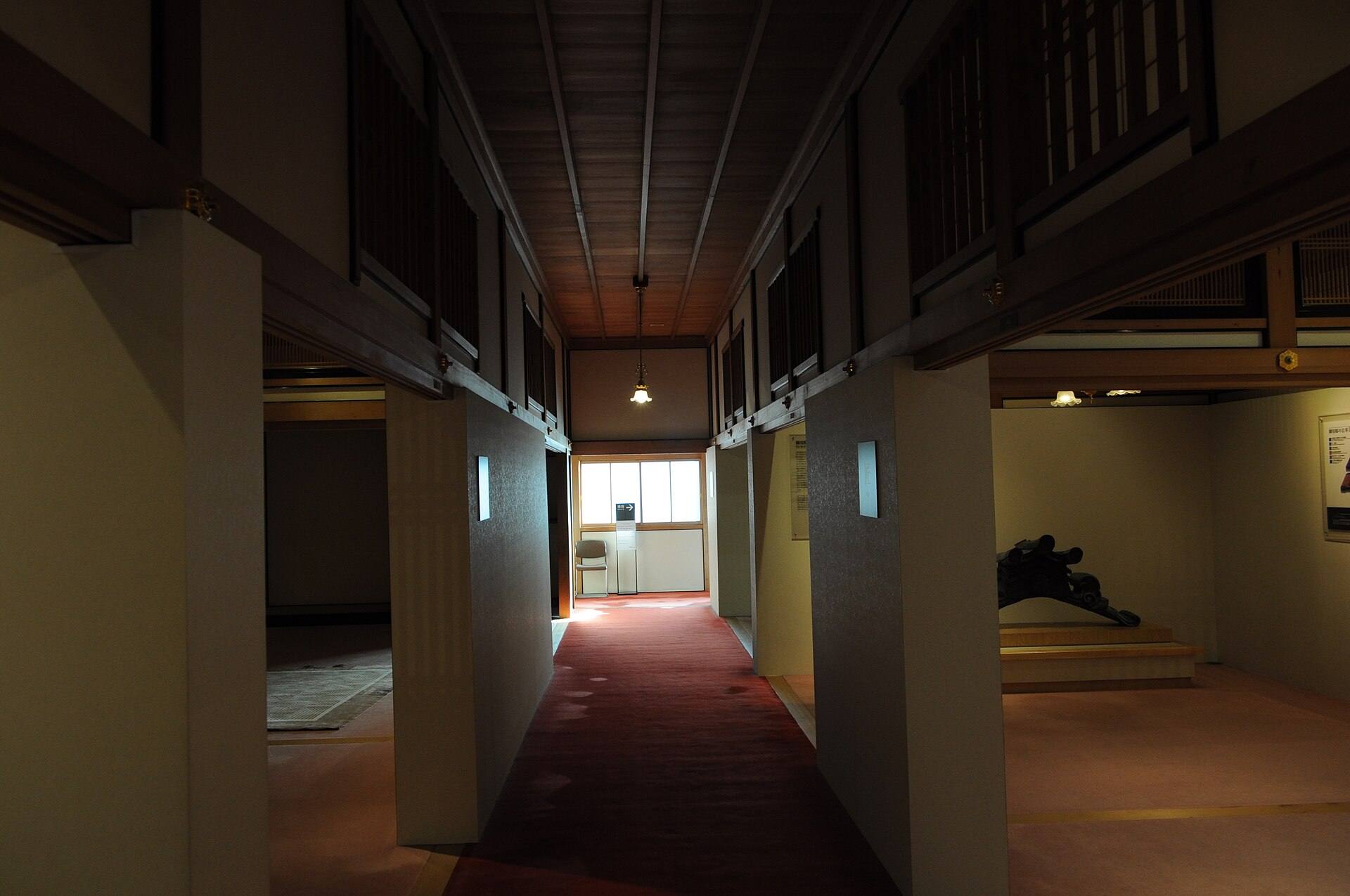 a tatami room in the Tamozawa Imperial Villa