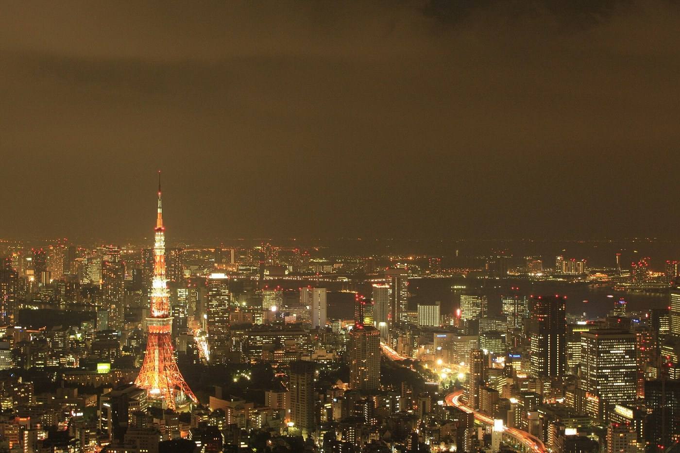 Tokyo at night from Roppongi Hills