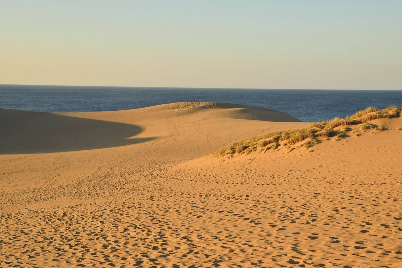 the Tottori Sand Dunes