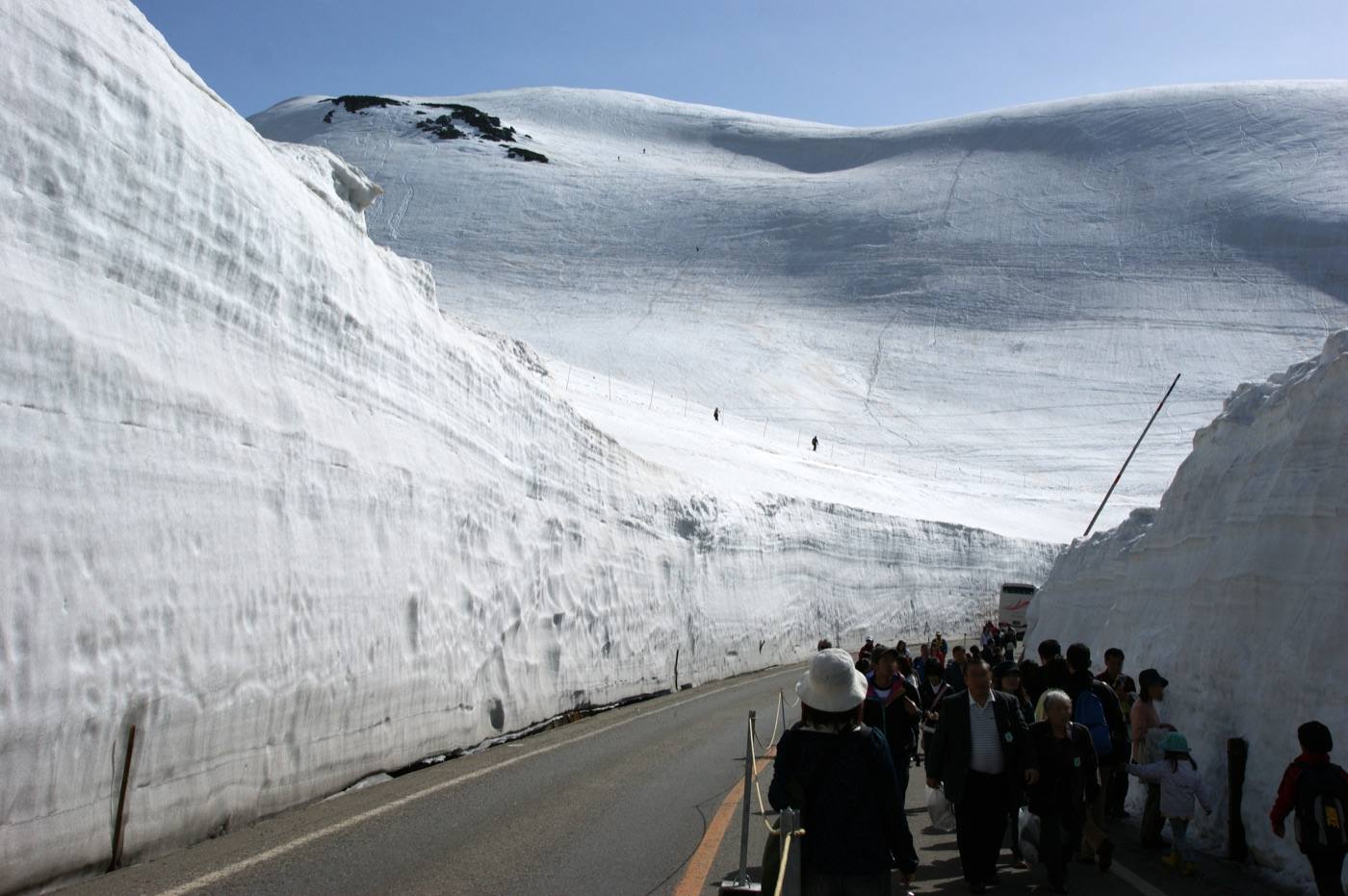 the walls of snow at Tateyama