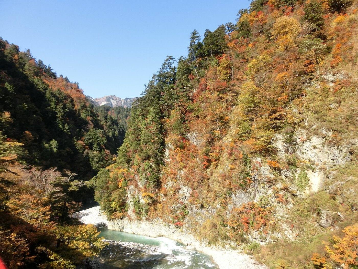 the Kurobe gorge railway