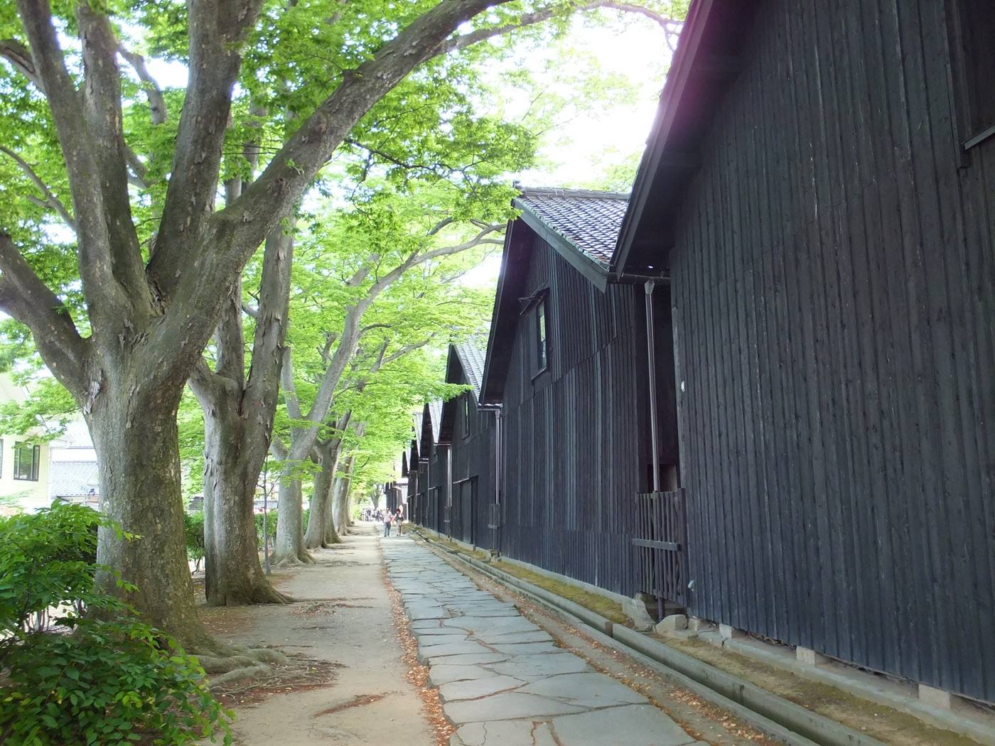 the Sankyo storehouses at Sakata
