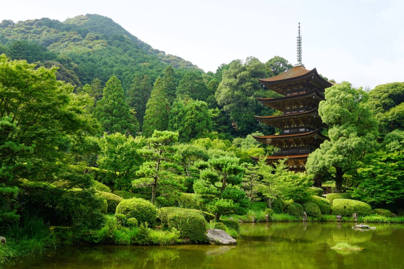 the five-storey pagoda of Rurikoji