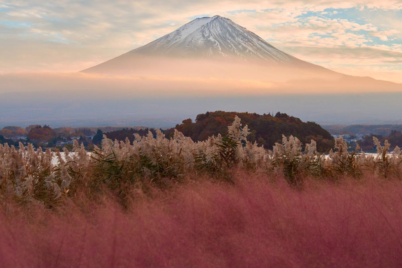 Lake Kawaguchi and Mount Fuji